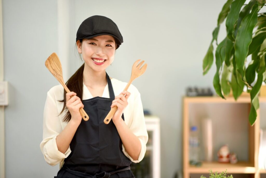 飲食店の女性